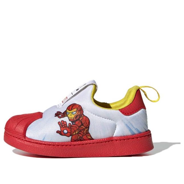 Облекло adidas Originals Marvel x Superstar 360 'Iron Man' Бяло | FX4883, 0