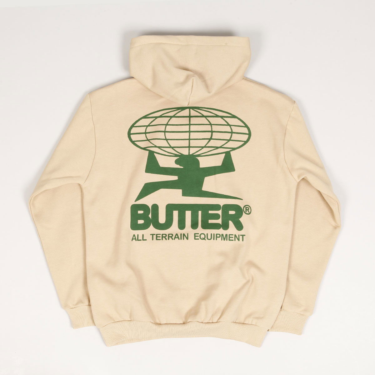 Суитчър Butter Goods All Terrain Hoodie "Tan" Бежово | butter-goods-all-terrain-pullover-hoodie-tan, 1