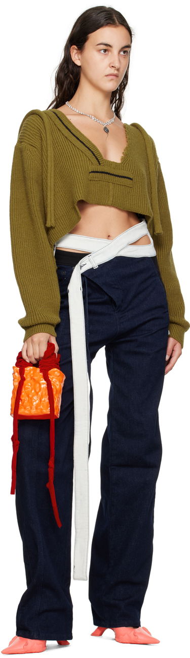 Дънки Ottolinger Ottolinger Triple Wrap Denim Pants Синьо | 1700212, 3