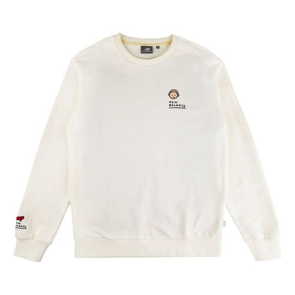 Суитчър New Balance Zero Per Zero Graphic Pullover Бяло | NCA47111-IV