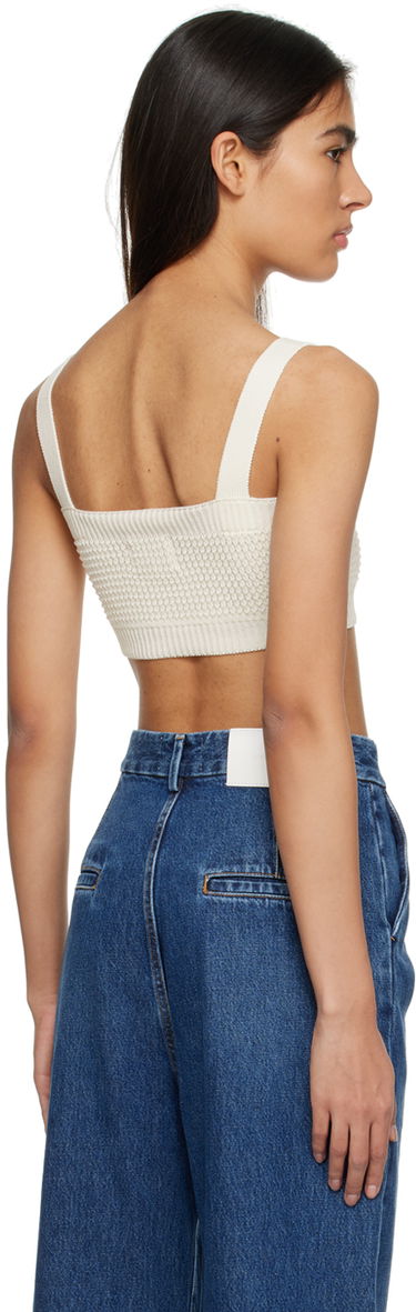 Потник Loulou de Saison Loulou de Saison Senna Tank Top Бяло | SENNA, 2