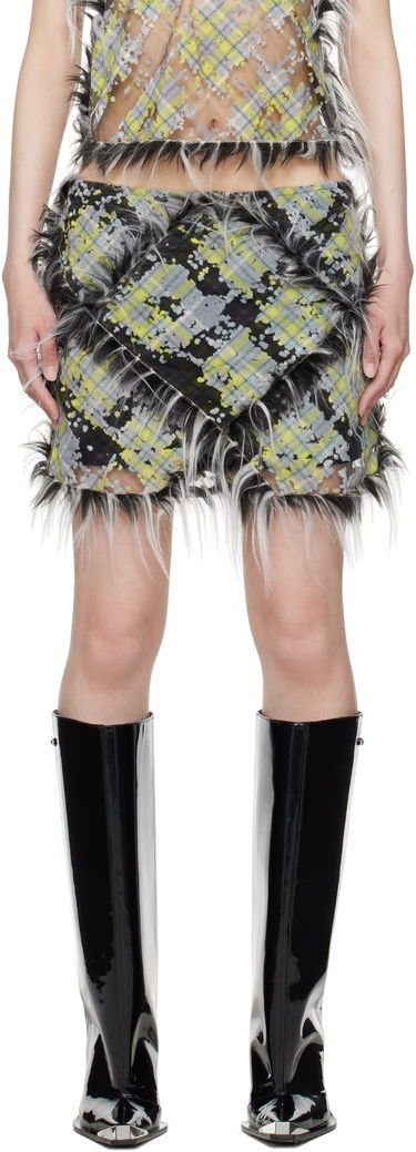 Пола Diesel Faux Fur Trimmed Miniskirt Многоцветен | A16509 0CLBX, 0