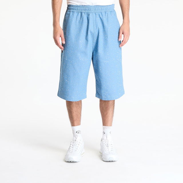 PLEASURES Glitter Baggy Denim Shorts