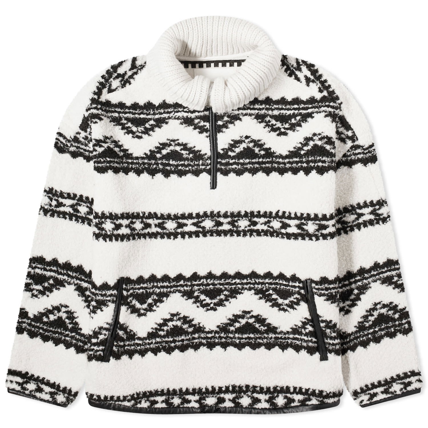 Яке ISABEL MARANT Marlo Graphic Fleece Jacket Бяло | 24PMA0061HA-B1C01H-23EC, 0