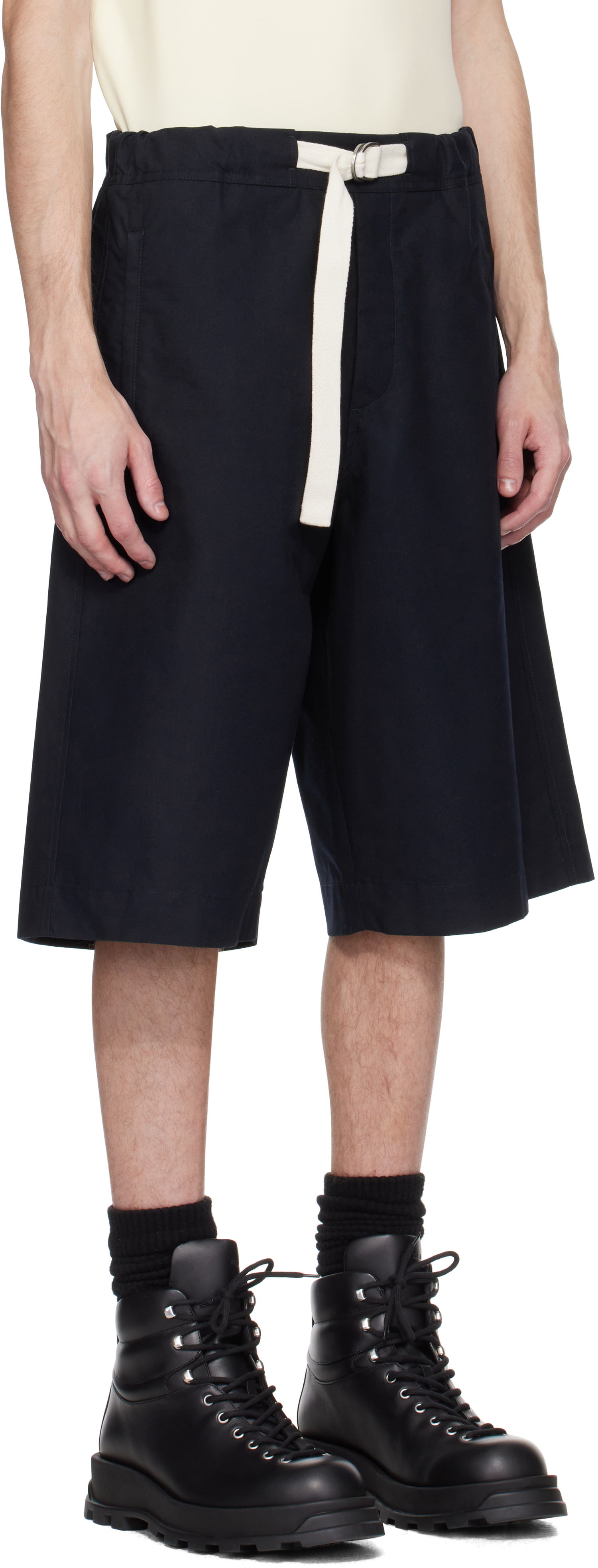 Къси панталони Jil Sander Jil Sander Organic Cotton Bermuda Shorts Черно | J47KA0263_J45296, 1