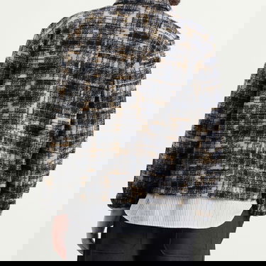 Яке Universal Works Patch Check Fleece Rams Jacket Тъмно синьо | P33091-NVY, 3