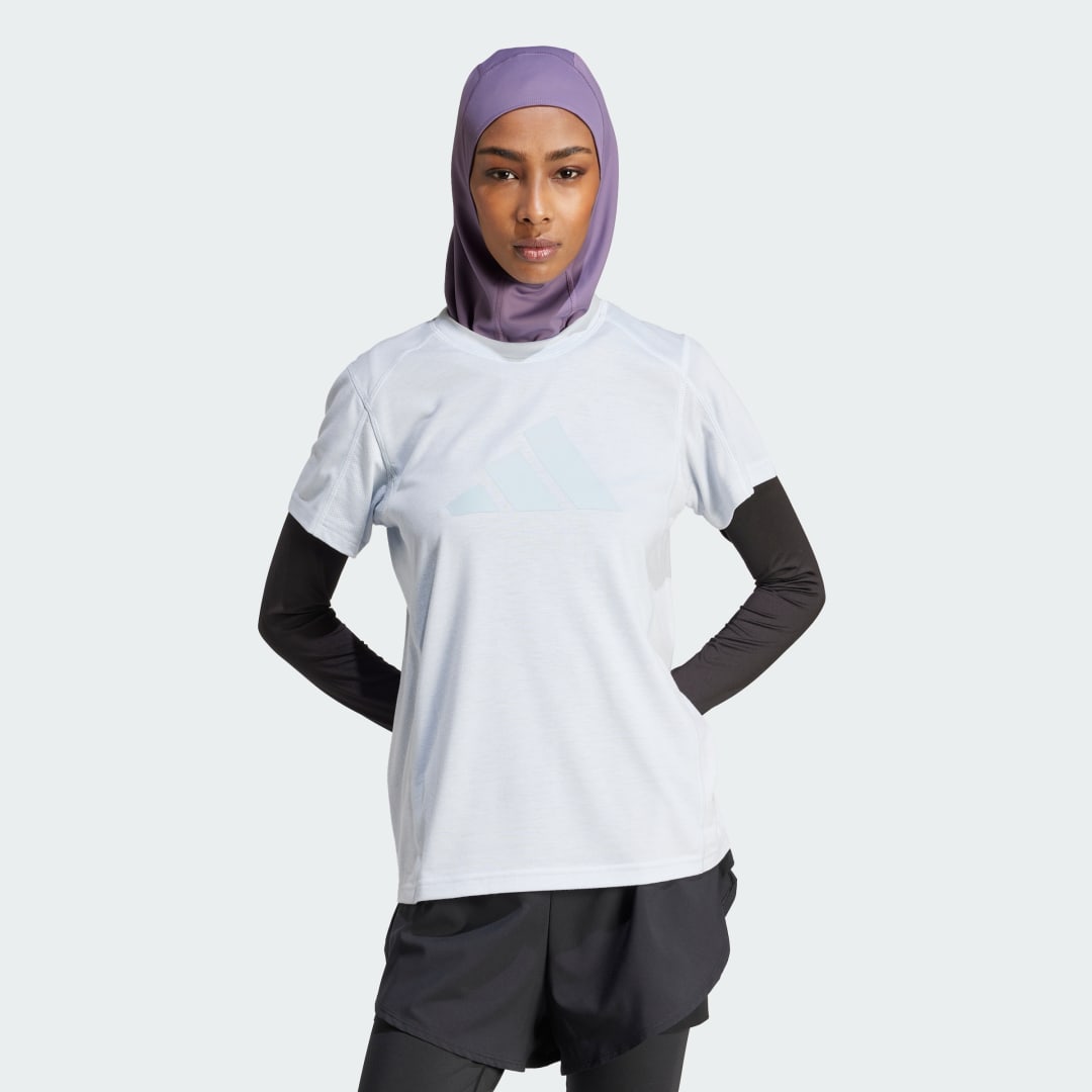 Тениска adidas Performance Train Essentials Big Performance Logo Training T-Shirt Бяло | IT0548, 0