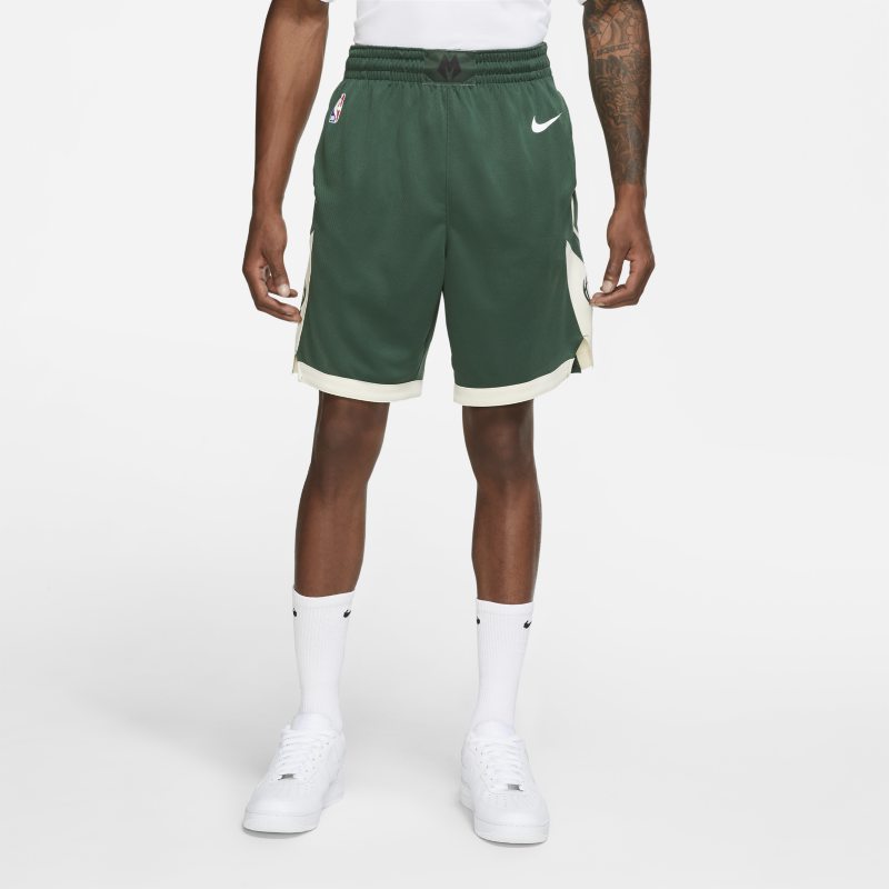 Къси панталони Nike Milwaukee Bucks Icon Edition NBA Swingman Shorts Зелено | AJ5623-323, 0