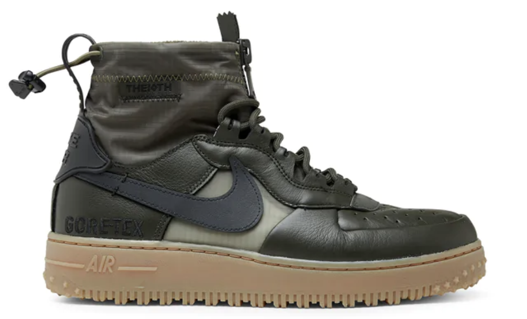 Кецове и обувки Nike Air Force 1 High Winter Gore-Tex Sequoia Сиво | CQ7211-300, 0