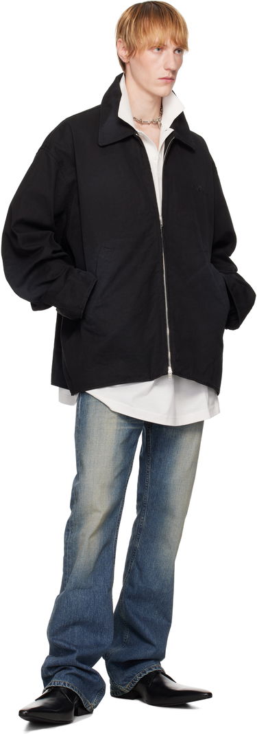 Ветровка Balenciaga Zip-Up Jacket Черно | 817649TRP15, 3