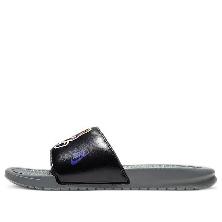 Кецове и обувки Nike JDI Print Slide 'Hiker Cartoon' Черно | 631261-037, 0