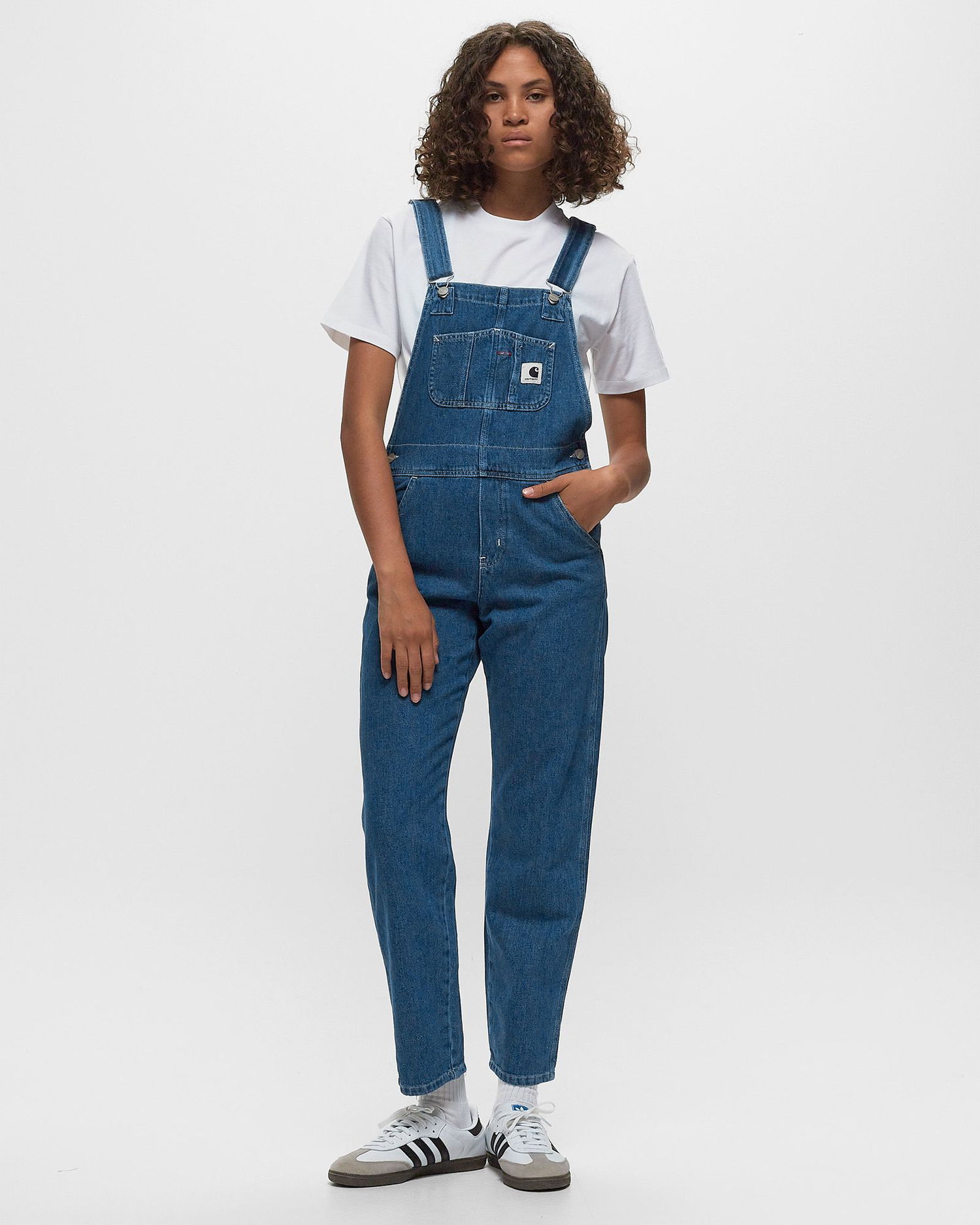 Панталони Carhartt WIP Bib Overall Тъмно синьо | I031250-01.06, 1