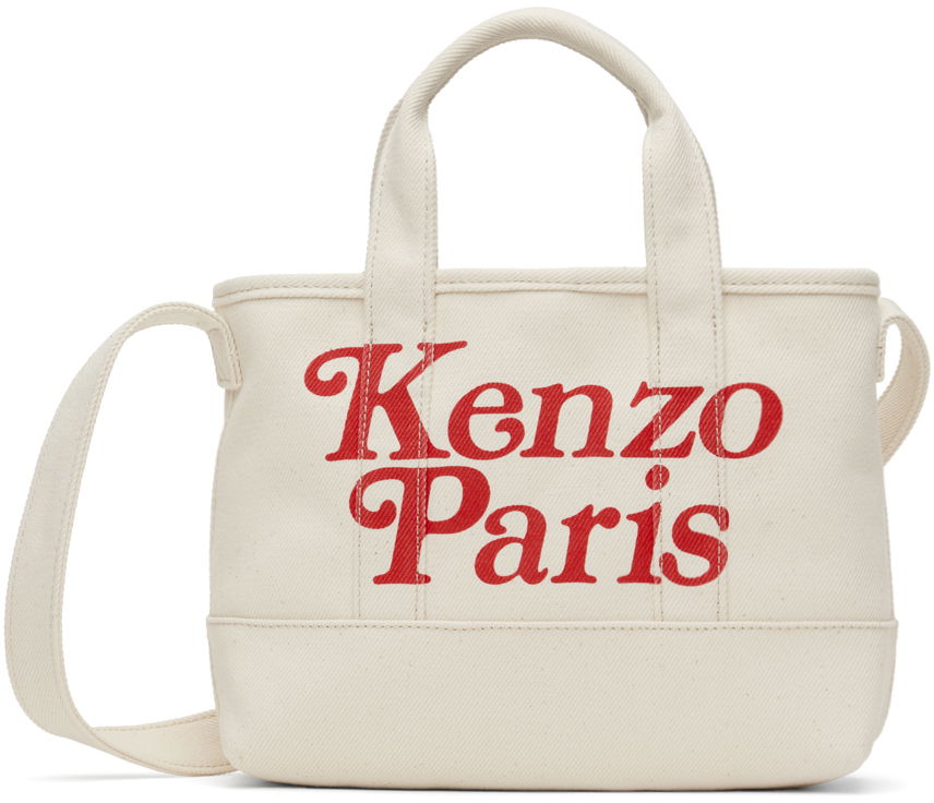 Голяма пазарска чанта KENZO Verdy x Tote Bag Бяло | FE58SA910F35, 0