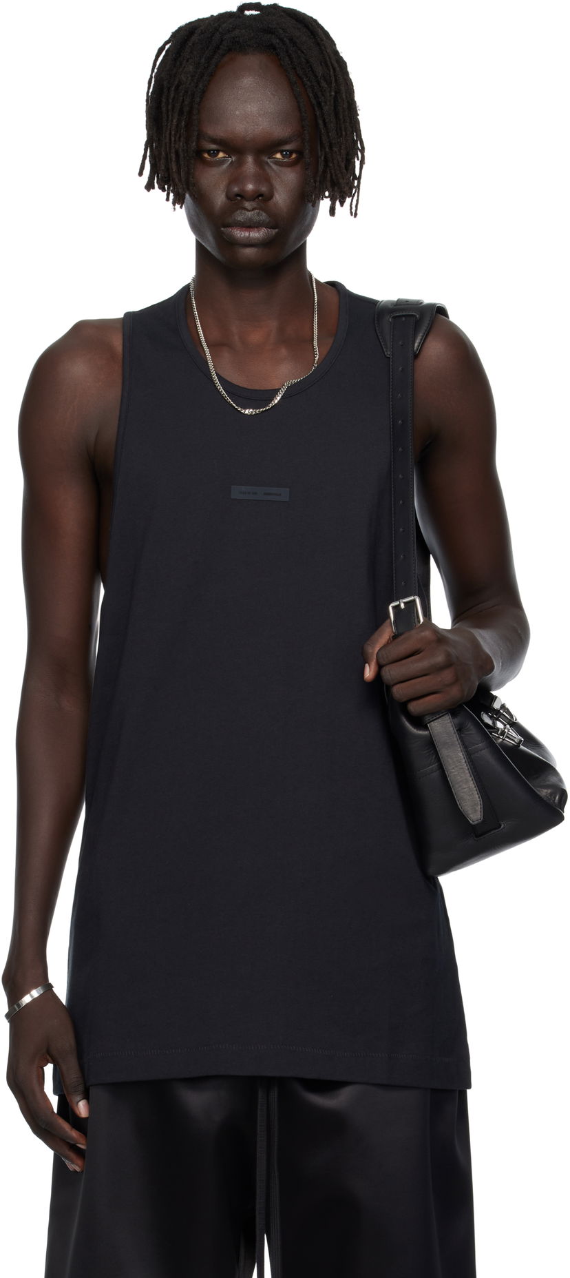 Потник Fear of God Fear of God ESSENTIALS Vintage Fit Tank Top Черно | 125SP254230F