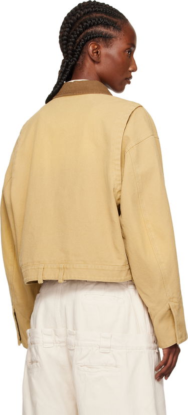 Яке We11done We11done Washed Work Cropped Jacket Бежово | WD-JK2-25-008-W-BG, 2