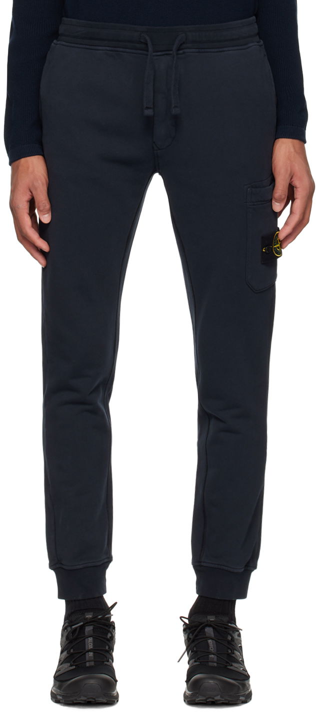Спортни панталони Stone Island Drawstring Lounge Тъмно синьо | 101564551, 0