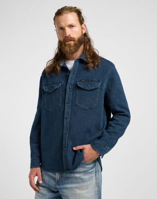 Риза Lee 101 70's Shirt Size XXL Синьо | 112364229, 1