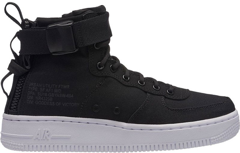Кецове и обувки Nike SF Air Force 1 Mid Черно | AJ0424-004, 0