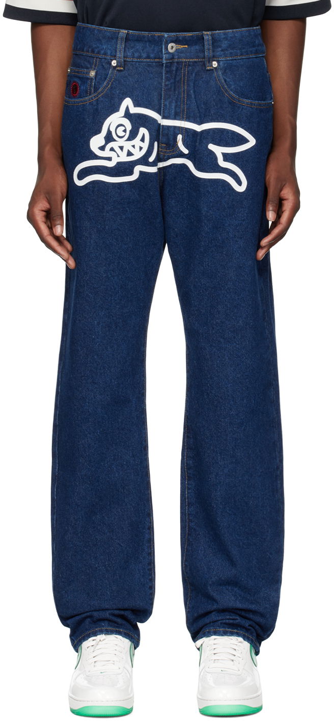 Дънки BBC IceCream ICECREAM Running Dog Jeans Синьо | ICD001, 0