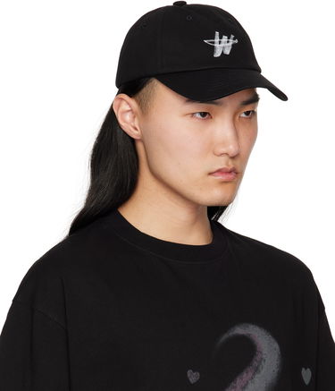 Шапка с козирка We11done We11done WD ONE Logo Cap Черно | WD-AH3-22-405-U-BK, 1