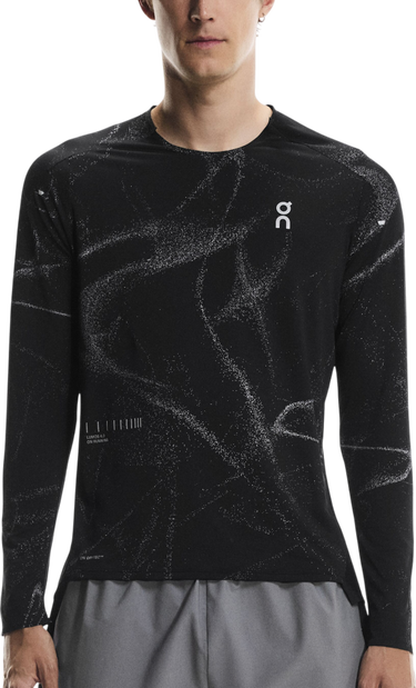 Тениска On Running Performance Reflective Long-Sleeve T-Shirt Lumos Черно | 1mf30230553, 0