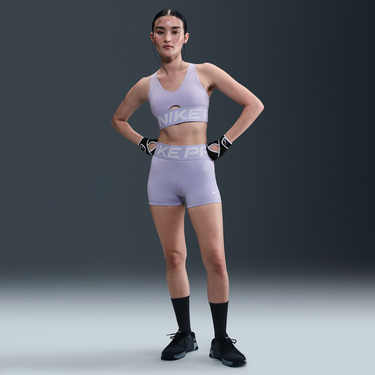 Сутиен Nike Pro Indy Plunge Medium-Support Padded Sports Bra Лилаво | HF7324-533, 4