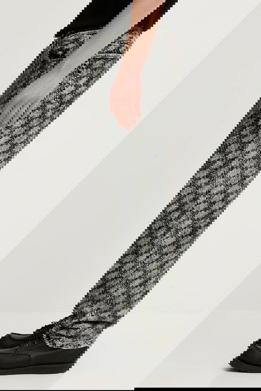 Дънки DAILY PAPER Acid Wash Patterned Wide Leg Velvet Rahul Jeans Многоцветен | 2521032, 1