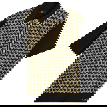 Поло тениска AMIRI Ma Quad Zip Polo Многоцветен | AMKNPO1072-BLK, 1