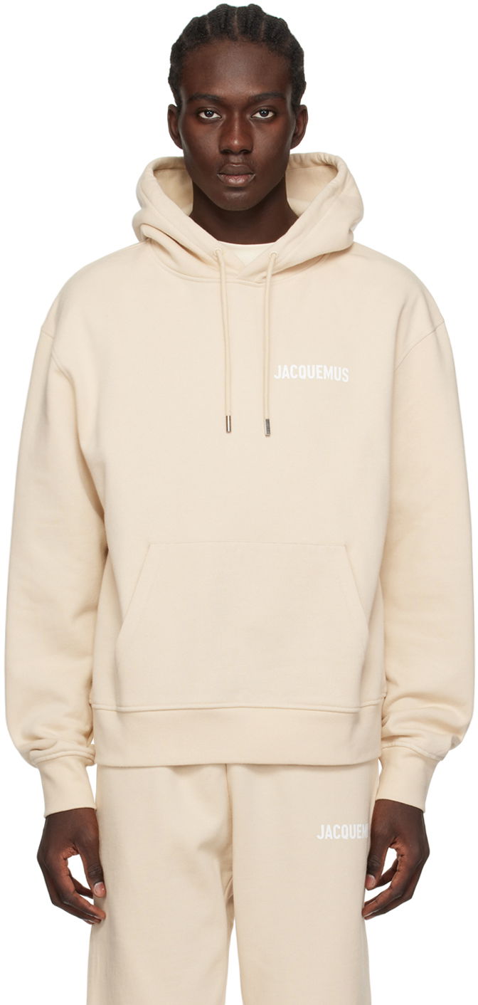Суитчър Jacquemus Les Classiques 'Le Sweatshirt ' Hoodie Бежово | 226JS210-2120, 0