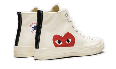 Кецове и обувки Converse Comme des Garçons x Chuck Taylor All Star Hi "Milk" Бежово | 150205C, 3