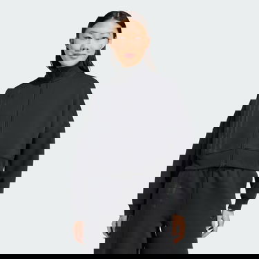 Суитчър adidas Performance Off Placed 3-Stripes Zip-Up Sweatshirt Черно | JX2705, 0