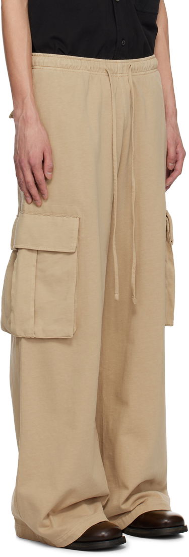 Карго панталони Palm Angels Palm Angels French Terry Cargo Pants Бежово | PMCF034S25FAB0016262, 1