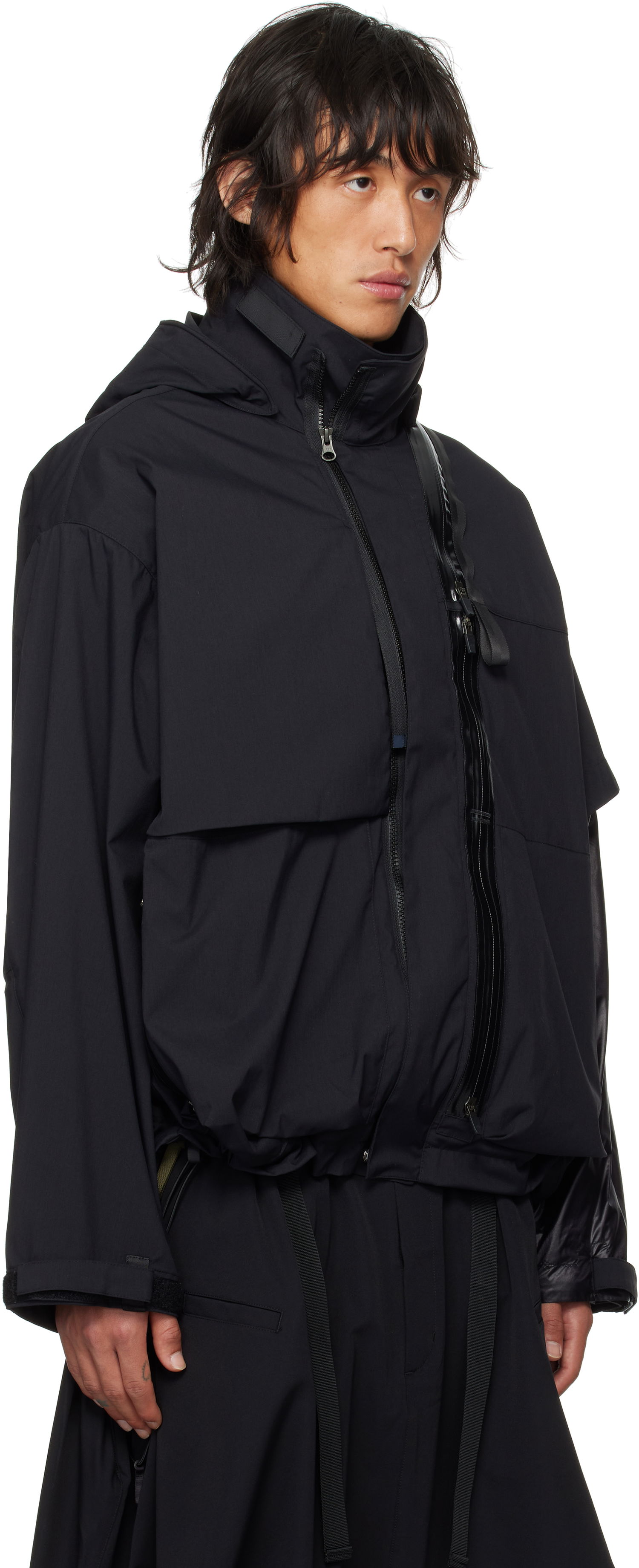 Ветровка Acronym J115K-E Hooded Technical Jacket Черно | J115K-E, 1