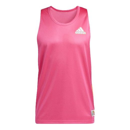 Потник adidas Originals Slim Fit Basketball Jersey Розово | H56743