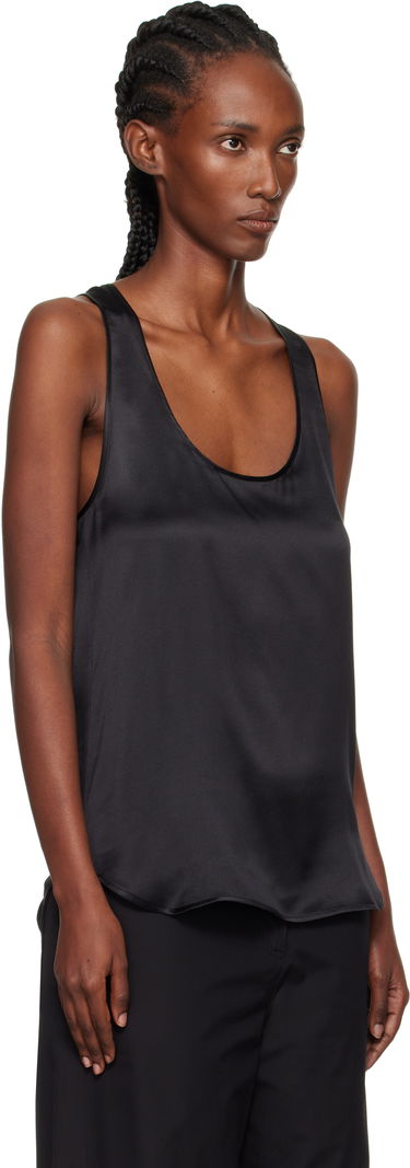 Потник WARDROBE.NYC WARDROBE.NYC Silk Tank Top Черно | W1137F25SE, 1