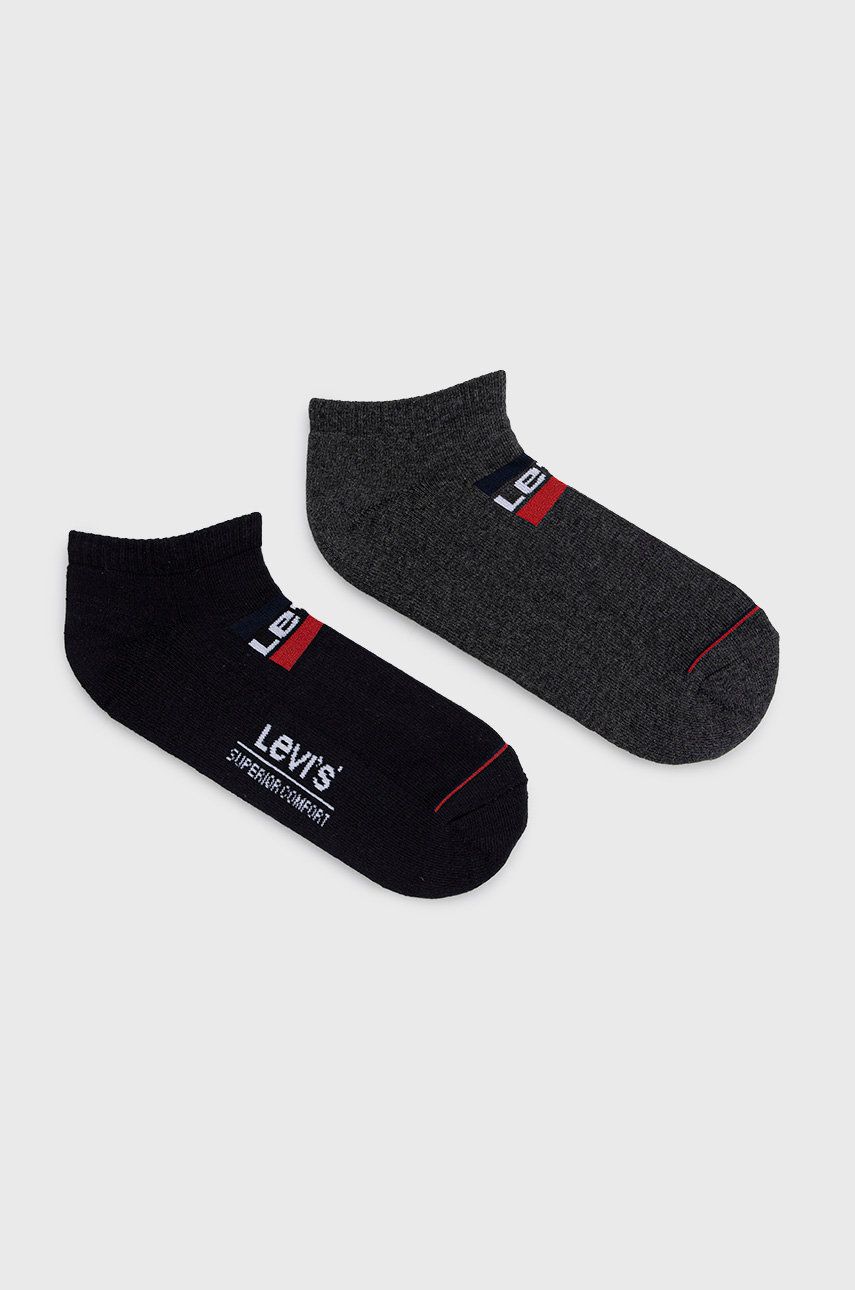 Чорапи Levi's ® Socks 2-pack Черно | 37157.0766, 0