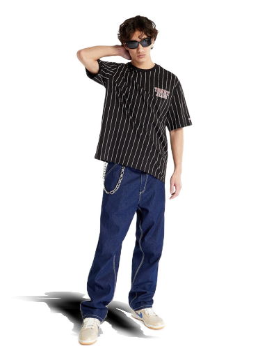 Oversized Pinstripe T-Shirt