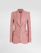 Dolce & Gabbana Turlington Single-Breasted Floral Jacquard Jacket