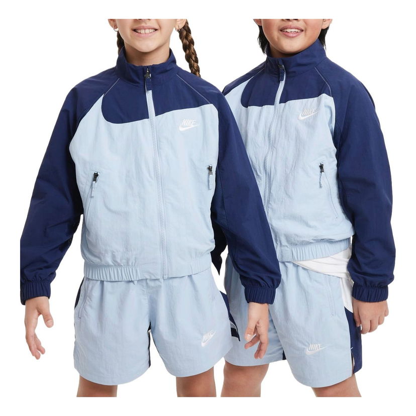 Яке Nike Sportswear Amplify Woven Full-Zip Jacket Синьо | FN9134-440