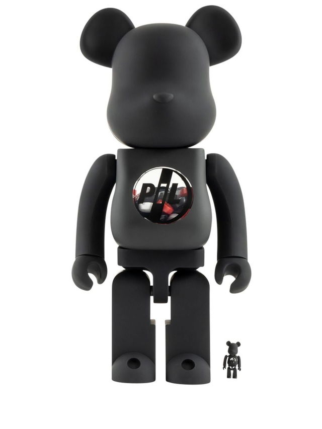 BE@RBRICK PiL 100% and 1000% figure set - Black