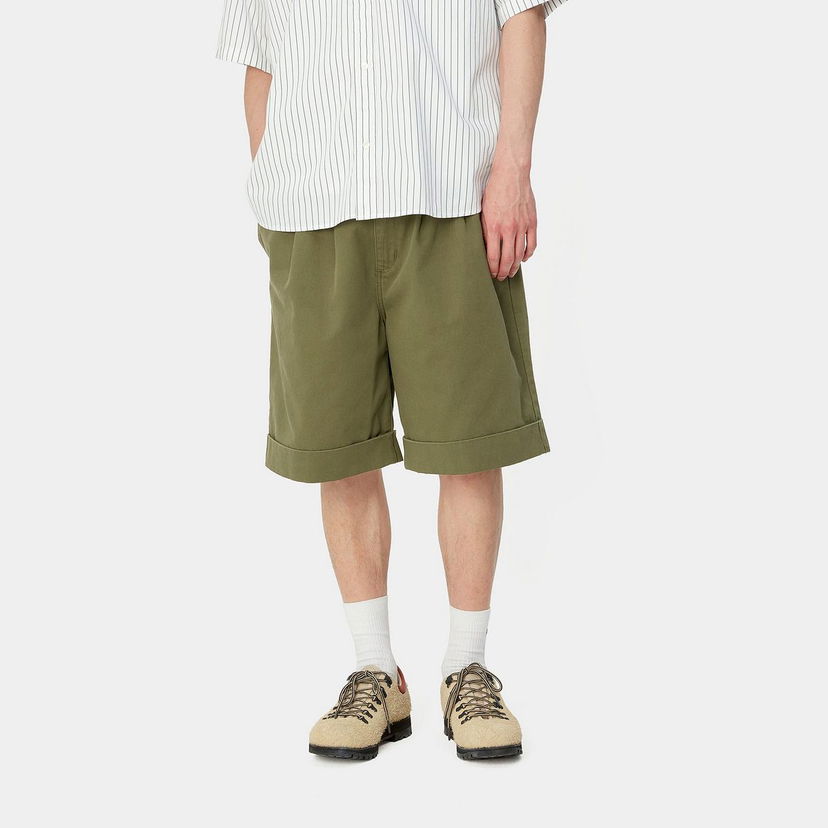 Къси панталони Carhartt WIP Mart Short Зелено | I033130_1YS_06