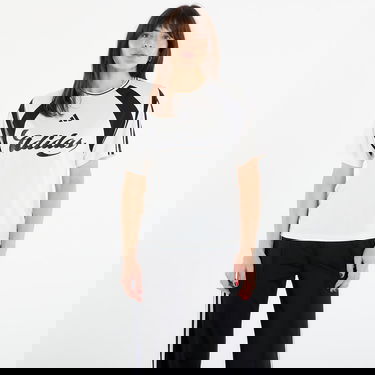 Фланелка adidas Performance Script Logo Contrast Panel Short Sleeve Jersey Top Черно | KB6126, 0