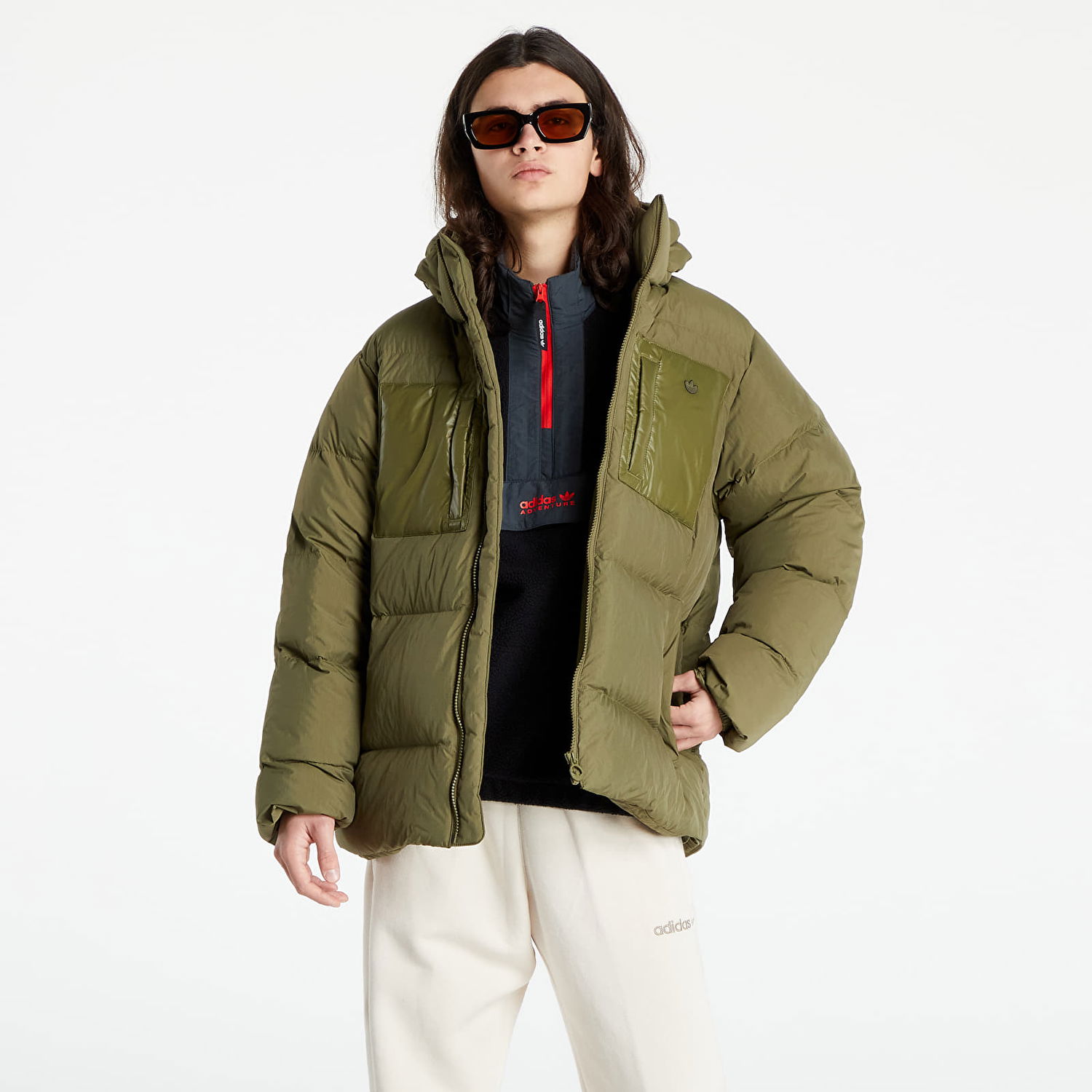 Пухо яке adidas Originals Down Regen Puff Зелено | H13563, 0