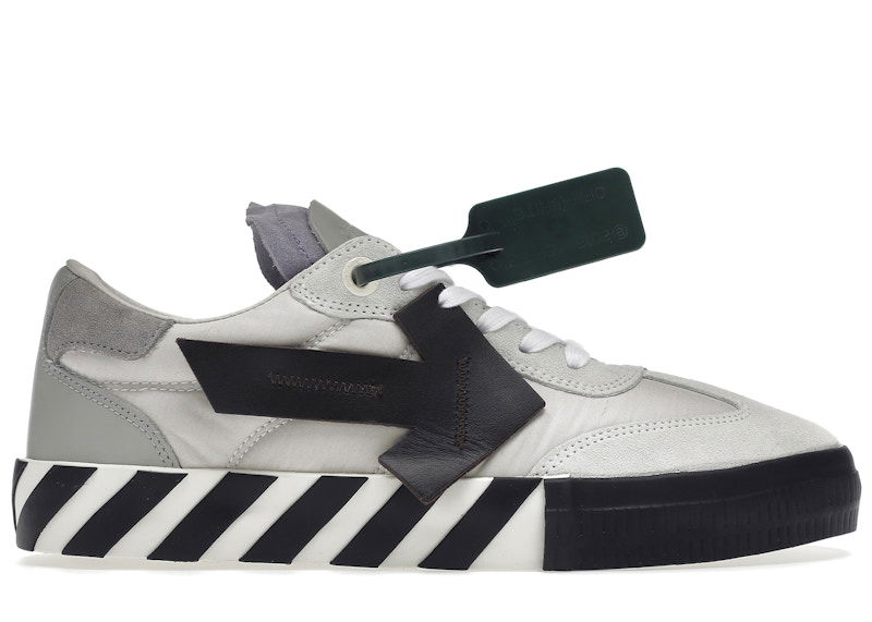 Кецове и обувки Off-White New Vulcanized Low White Black Grey Lilac Черно | OMIA232F22LEA0010110, 0
