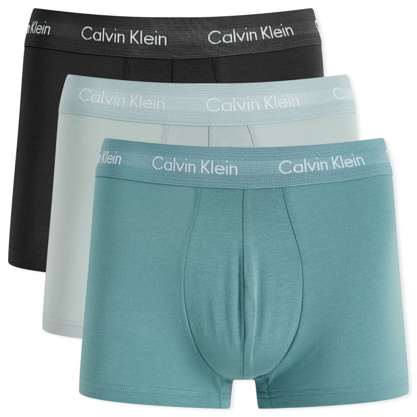 Боксерки CALVIN KLEIN Low Rise Trunk - 3 Pack Зелено | 0000U2664GQ27