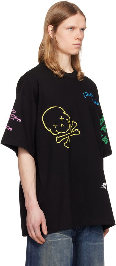 Тениска Mastermind WORLD Mastermind World Multi Logo T-Shirt Черно | MW25S14-TS064-022, 1