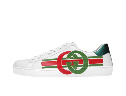 Кецове и обувки Gucci Ace Interlocking G Бяло | _576136 A38V0 9062