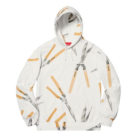 Суитчър Supreme Shears Print Hoodie by Supreme, from SS19 Collection Бяло | SUP-SS19-161