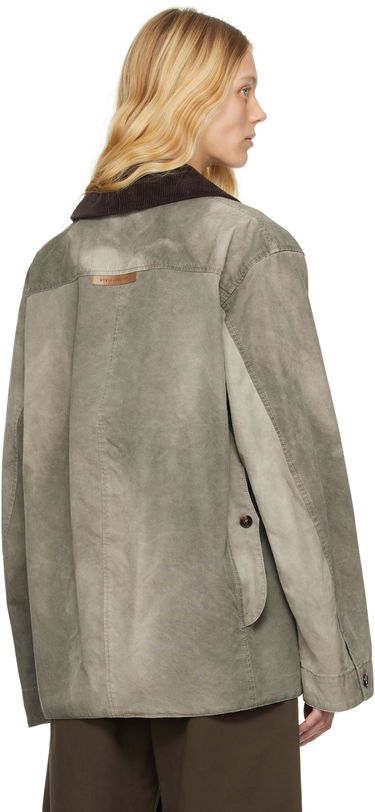 Парка Stella McCartney Stella McCartney Corduroy Collar Aged Jacket Зелено | 6801223EU470, 2