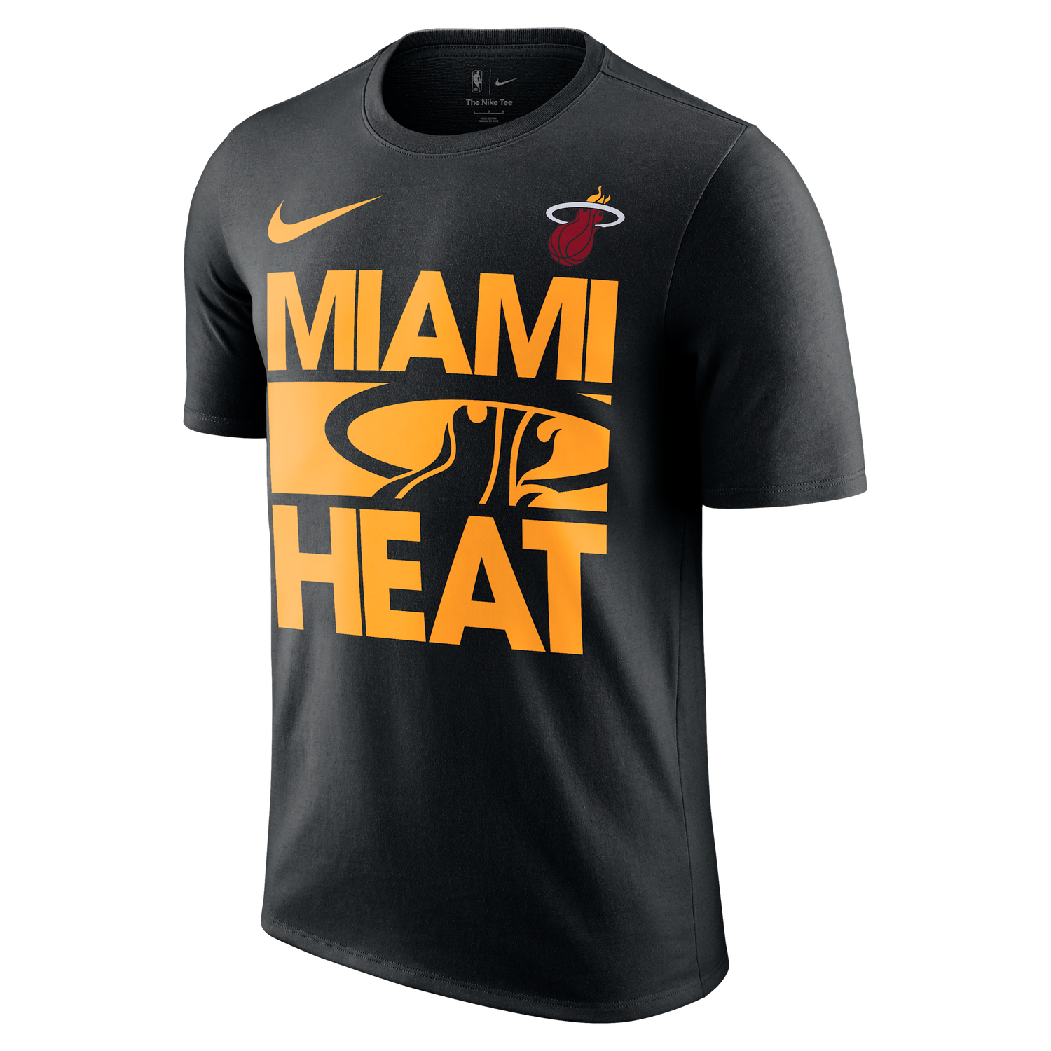 Тениска Nike Nike NBA Miami Heat Courtside T-Shirt Сиво | HQ0593-010, 0